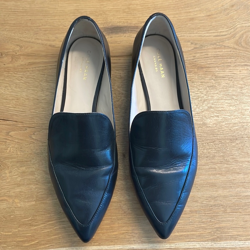 Cole Haan Black Leather Flats